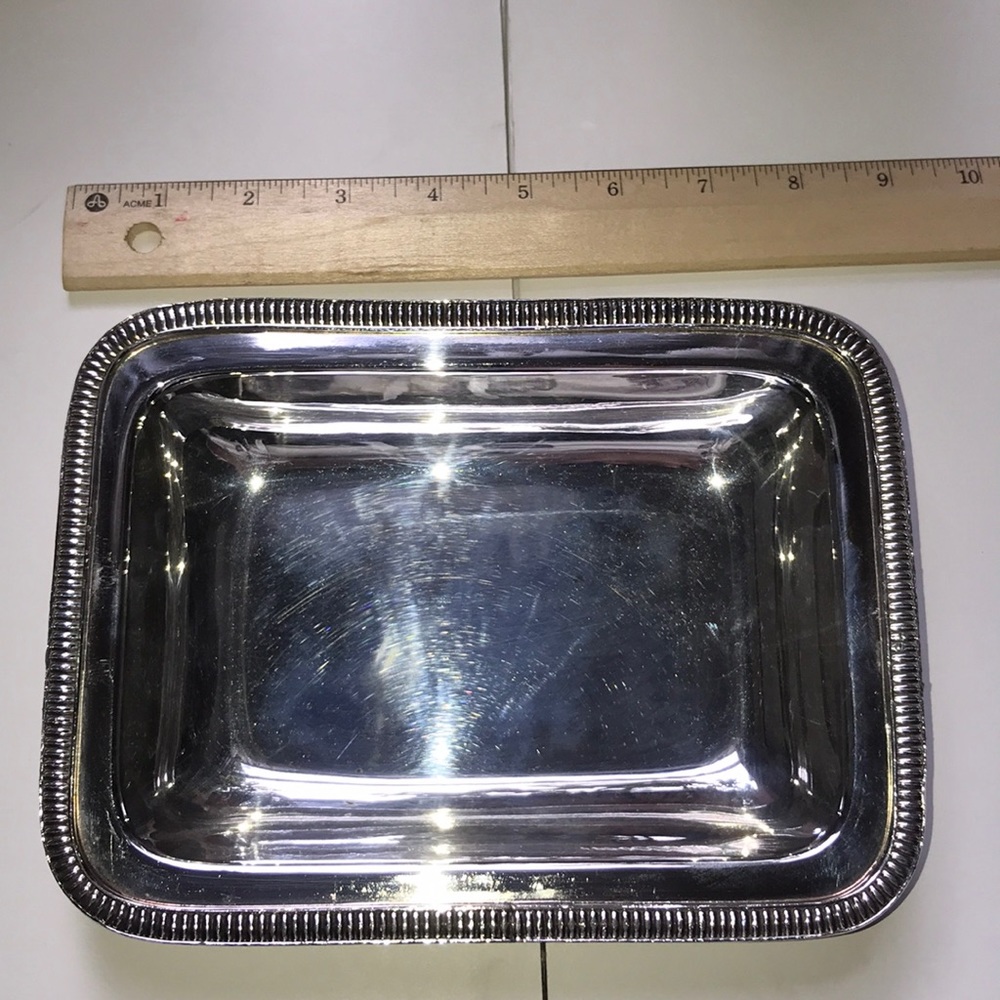Vintage silver plated mini tray